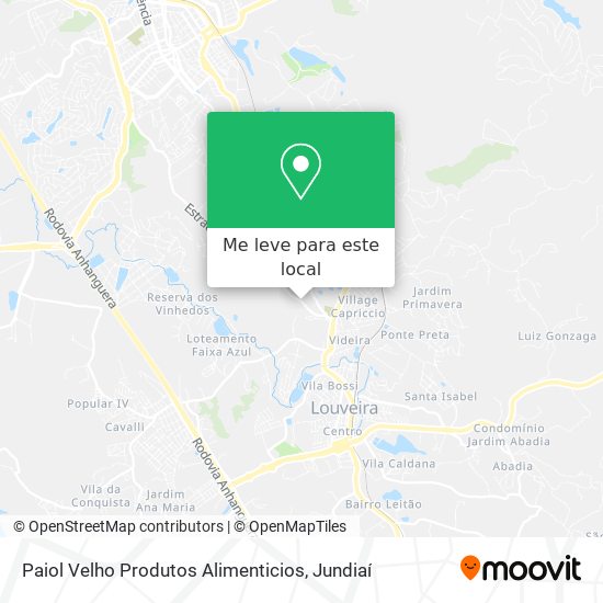 Paiol Velho Produtos Alimenticios mapa
