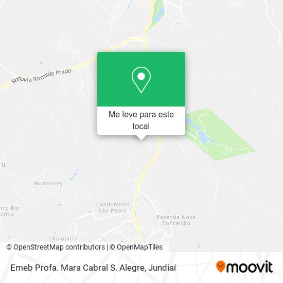 Emeb Profa. Mara Cabral S. Alegre mapa