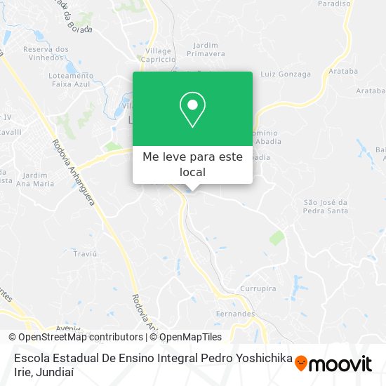 Escola Estadual De Ensino Integral Pedro Yoshichika Irie mapa