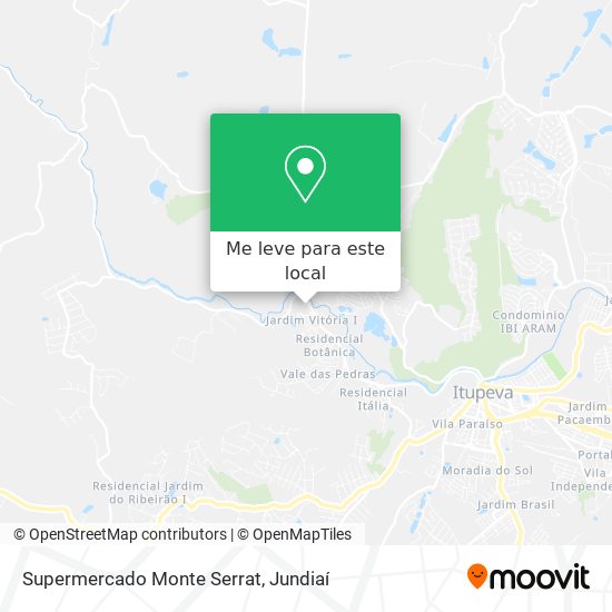 Supermercado Monte Serrat mapa