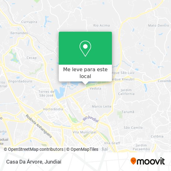 Casa Da Árvore mapa