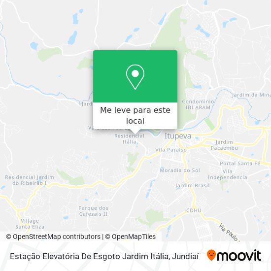 Estação Elevatória De Esgoto Jardim Itália mapa