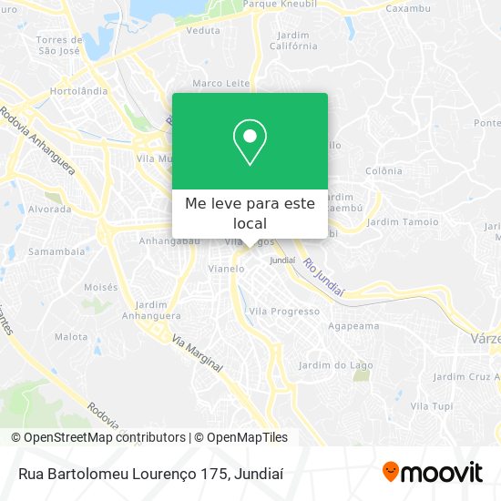 Rua Bartolomeu Lourenço 175 mapa