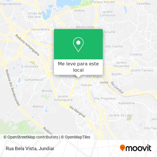 Rua Bela Vista mapa