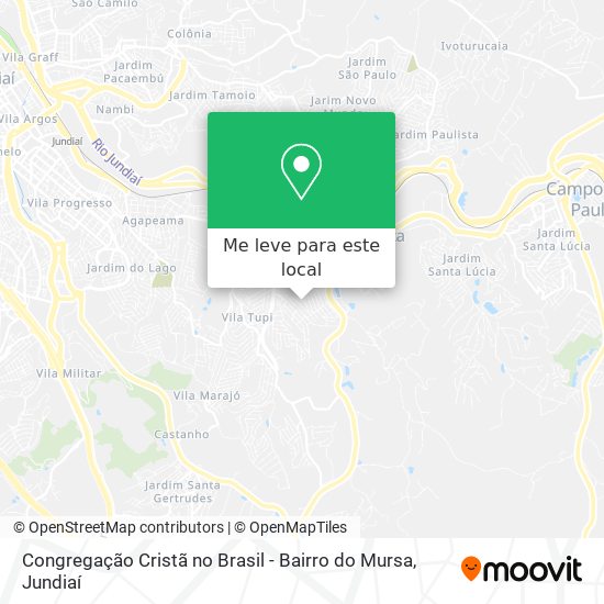 Congregação Cristã no Brasil - Bairro do Mursa mapa