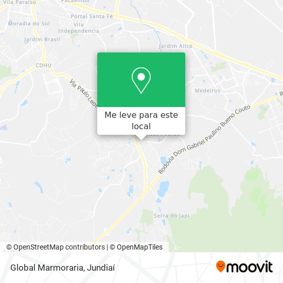 Global Marmoraria mapa