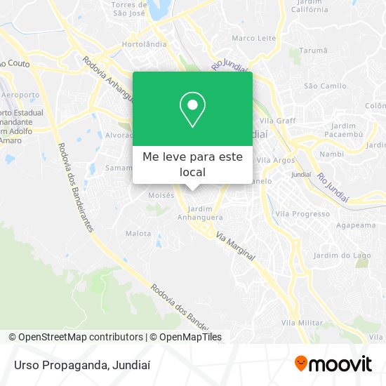 Urso Propaganda mapa