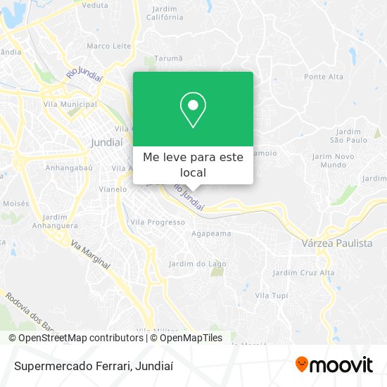 Supermercado Ferrari mapa