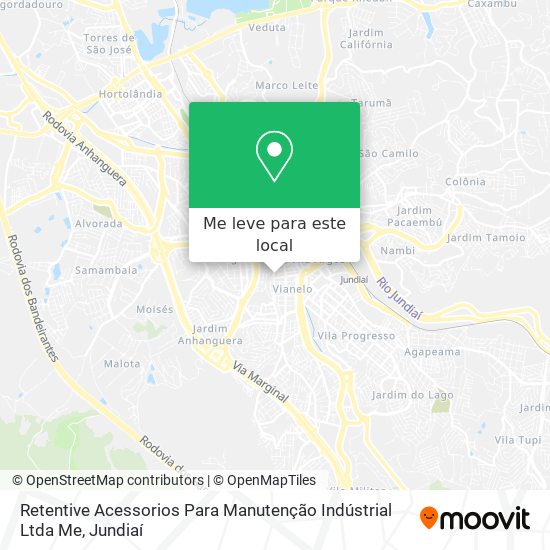 Retentive Acessorios Para Manutenção Indústrial Ltda Me mapa