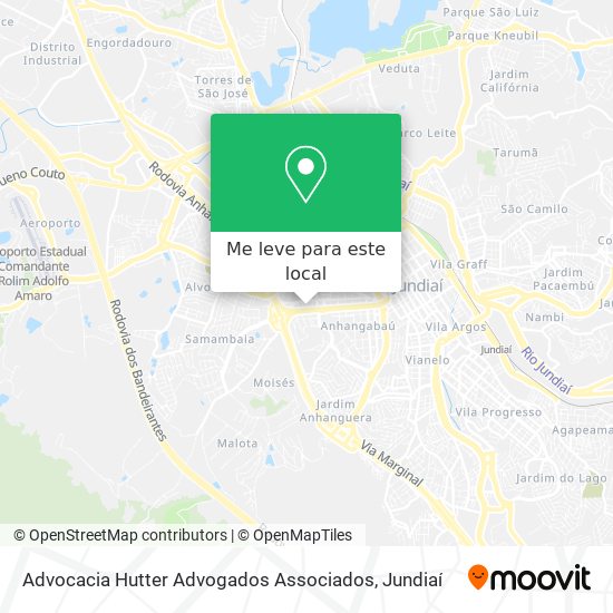 Advocacia Hutter Advogados Associados mapa