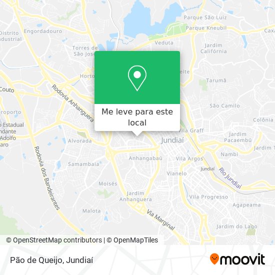 Pão de Queijo mapa