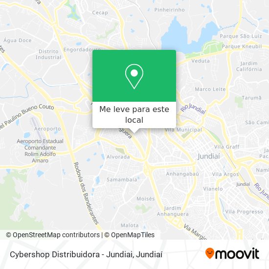 Cybershop Distribuidora - Jundiai mapa