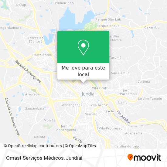Omast Serviços Médicos mapa