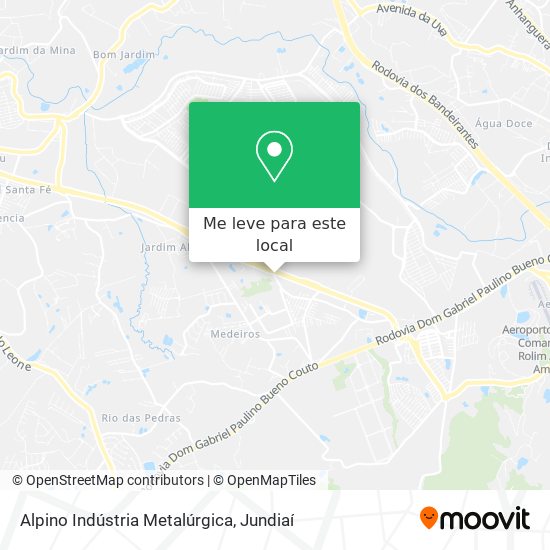 Alpino Indústria Metalúrgica mapa