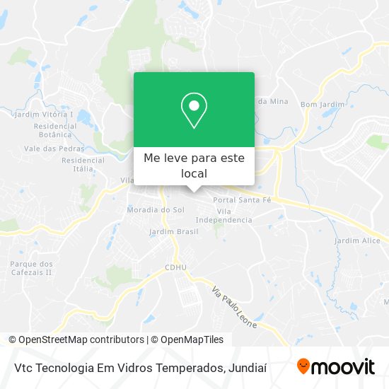 Vtc Tecnologia Em Vidros Temperados mapa