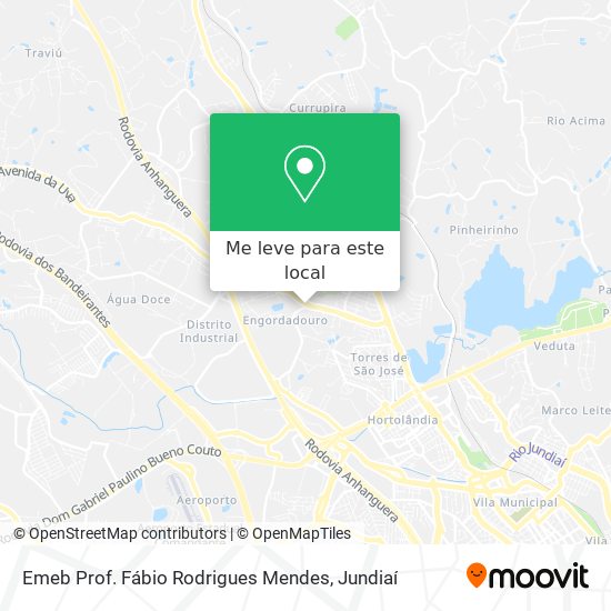 Emeb Prof. Fábio Rodrigues Mendes mapa