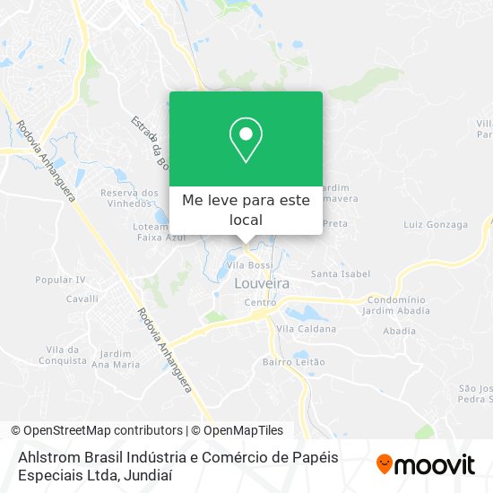Ahlstrom Brasil Indústria e Comércio de Papéis Especiais Ltda mapa