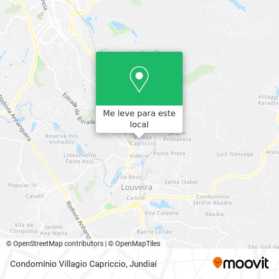 Condomínio Villagio Capriccio mapa