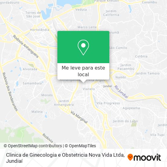 Clinica de Ginecologia e Obstetricia Nova Vida Ltda mapa