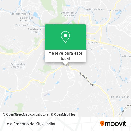 Loja Empório do Kit mapa