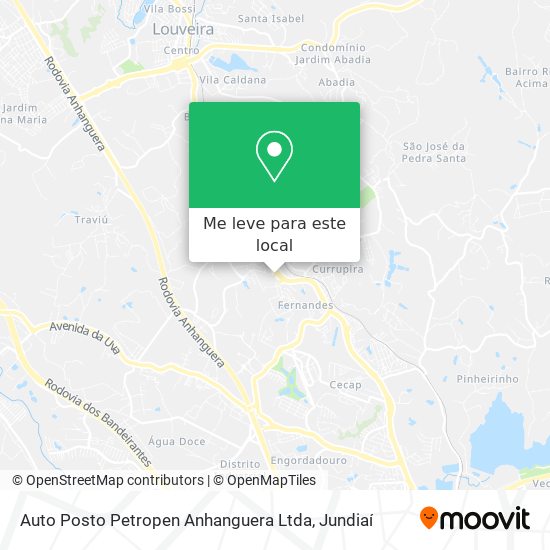 Auto Posto Petropen Anhanguera Ltda mapa