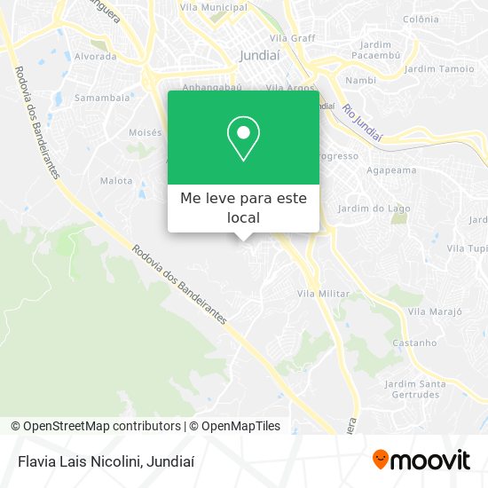 Flavia Lais Nicolini mapa