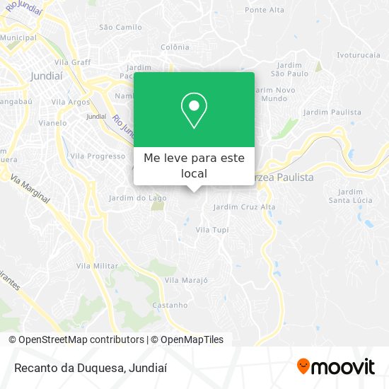 Recanto da Duquesa mapa