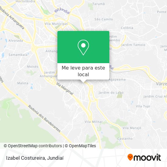 Izabel Costureira mapa