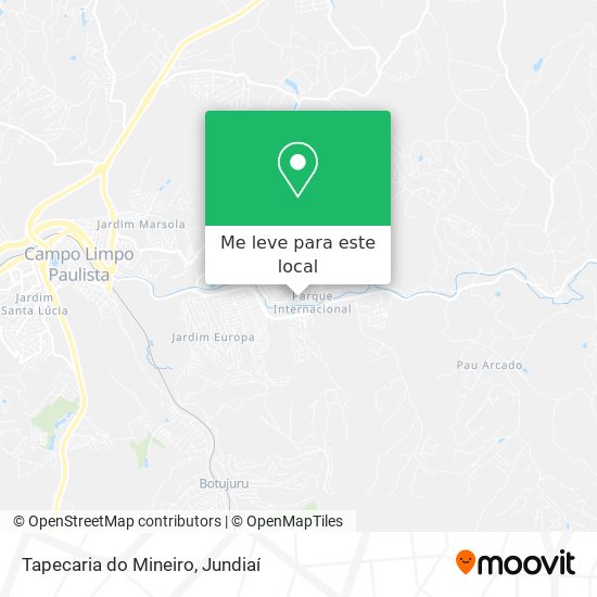 Tapecaria do Mineiro mapa
