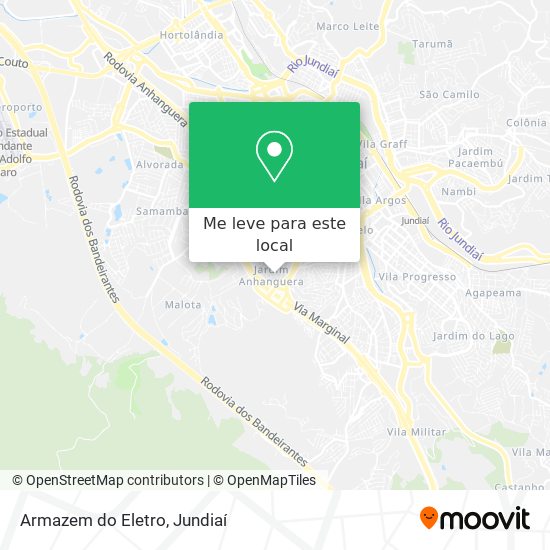 Armazem do Eletro mapa