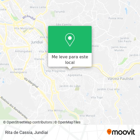 Rita de Cassia mapa