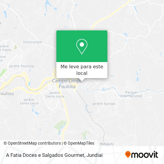 A Fatia Doces e Salgados Gourmet mapa