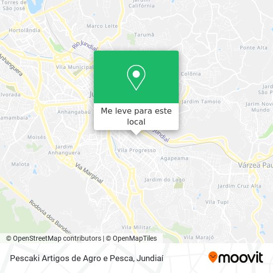 Pescaki Artigos de Agro e Pesca mapa