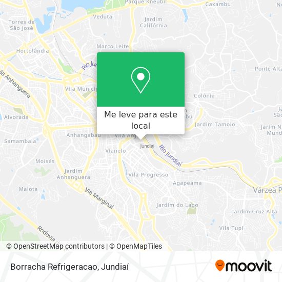 Borracha Refrigeracao mapa