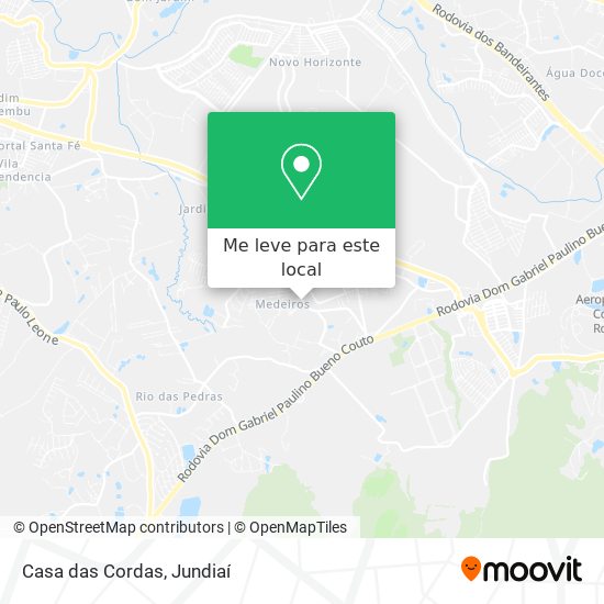 Casa das Cordas mapa