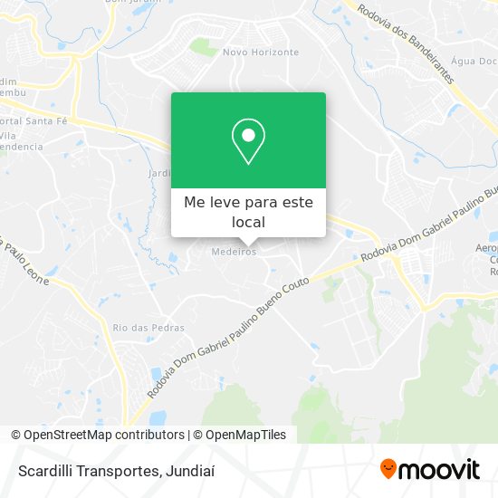 Scardilli Transportes mapa