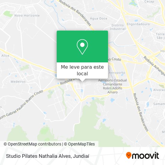 Studio Pilates Nathalia Alves mapa