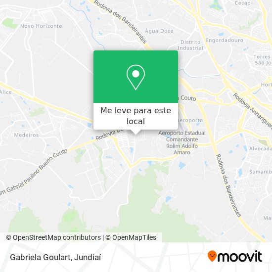 Gabriela Goulart mapa