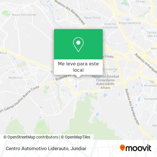 Centro Automotivo Liderauto mapa