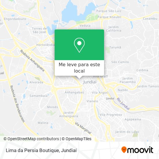 Lima da Persia Boutique mapa