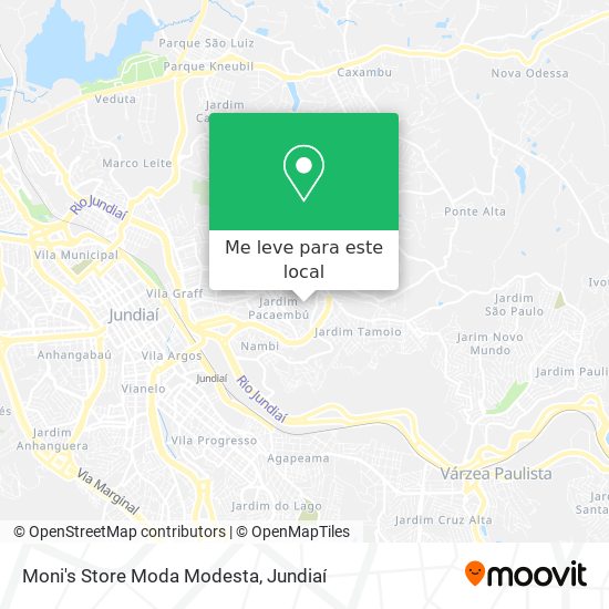 Moni's Store Moda Modesta mapa