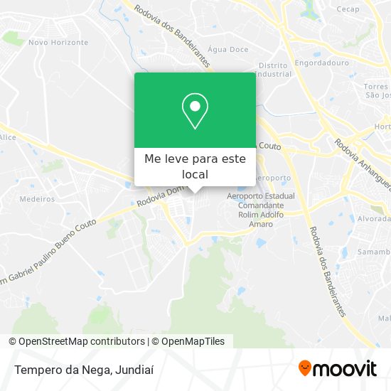 Tempero da Nega mapa