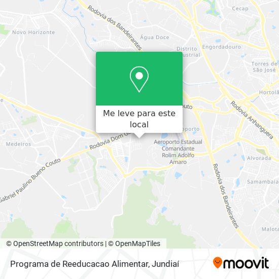 Programa de Reeducacao Alimentar mapa