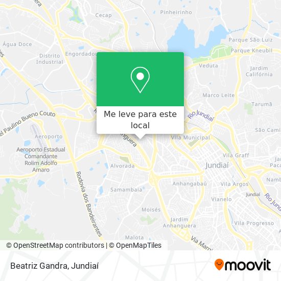 Beatriz Gandra mapa
