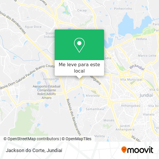 Jackson do Corte mapa