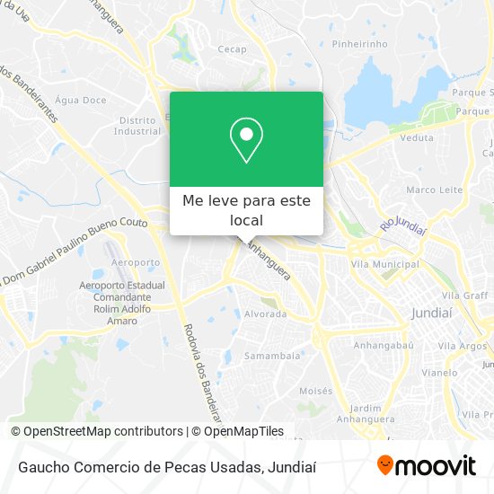 Gaucho Comercio de Pecas Usadas mapa