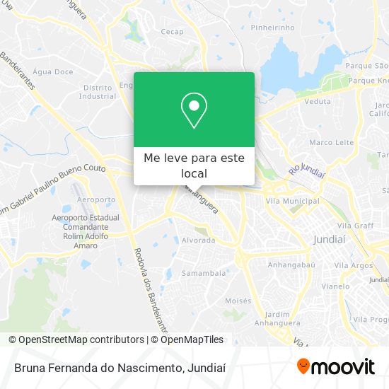 Bruna Fernanda do Nascimento mapa