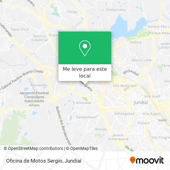 Oficina de Motos Sergio mapa