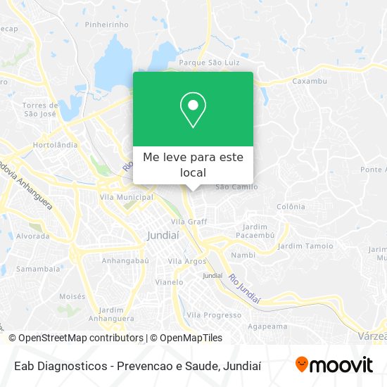 Eab Diagnosticos - Prevencao e Saude mapa