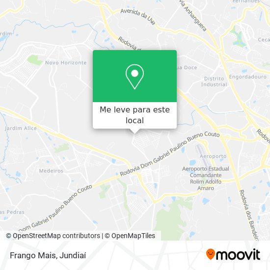 Frango Mais mapa